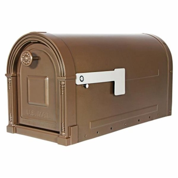 Solar Group Solar Group 236683 Post Mount Mailbox - Venetian Bronze; Large 236683